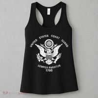 Us United States Coast Guard Uscg Eagle Flag Women's Tank Top thumb 3