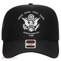 Us United States Coast Guard Uscg Eagle Flag Hat thumb 0
