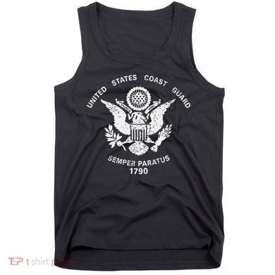 Us United States Coast Guard Uscg Eagle Flag Tank Top