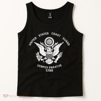 Us United States Coast Guard Uscg Eagle Flag Tank Top thumb 2