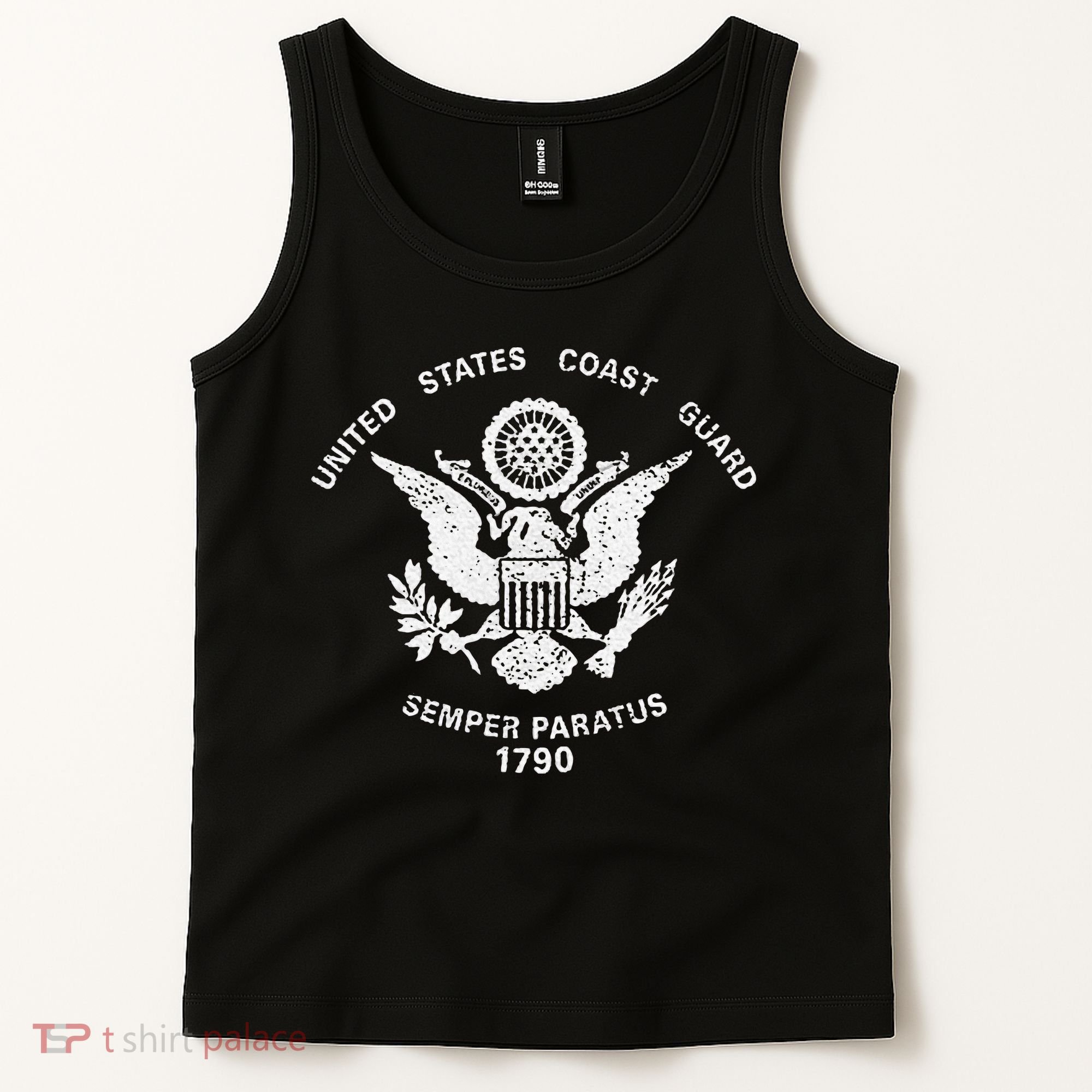 Us United States Coast Guard Uscg Eagle Flag Tank Top