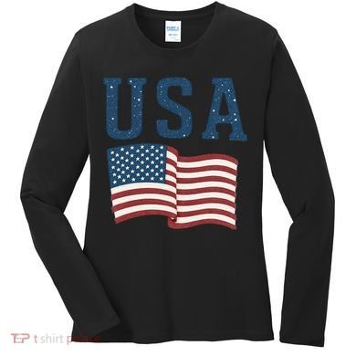 USA Women's Long Sleeve Shirt
