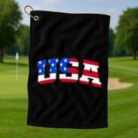 Usa Golf Towel thumb 1