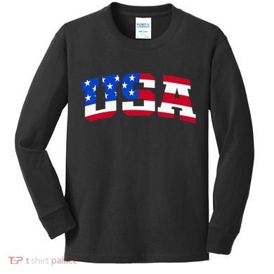 Usa Kids Long Sleeve Shirt