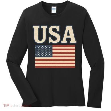 USA Women's Long Sleeve Shirt