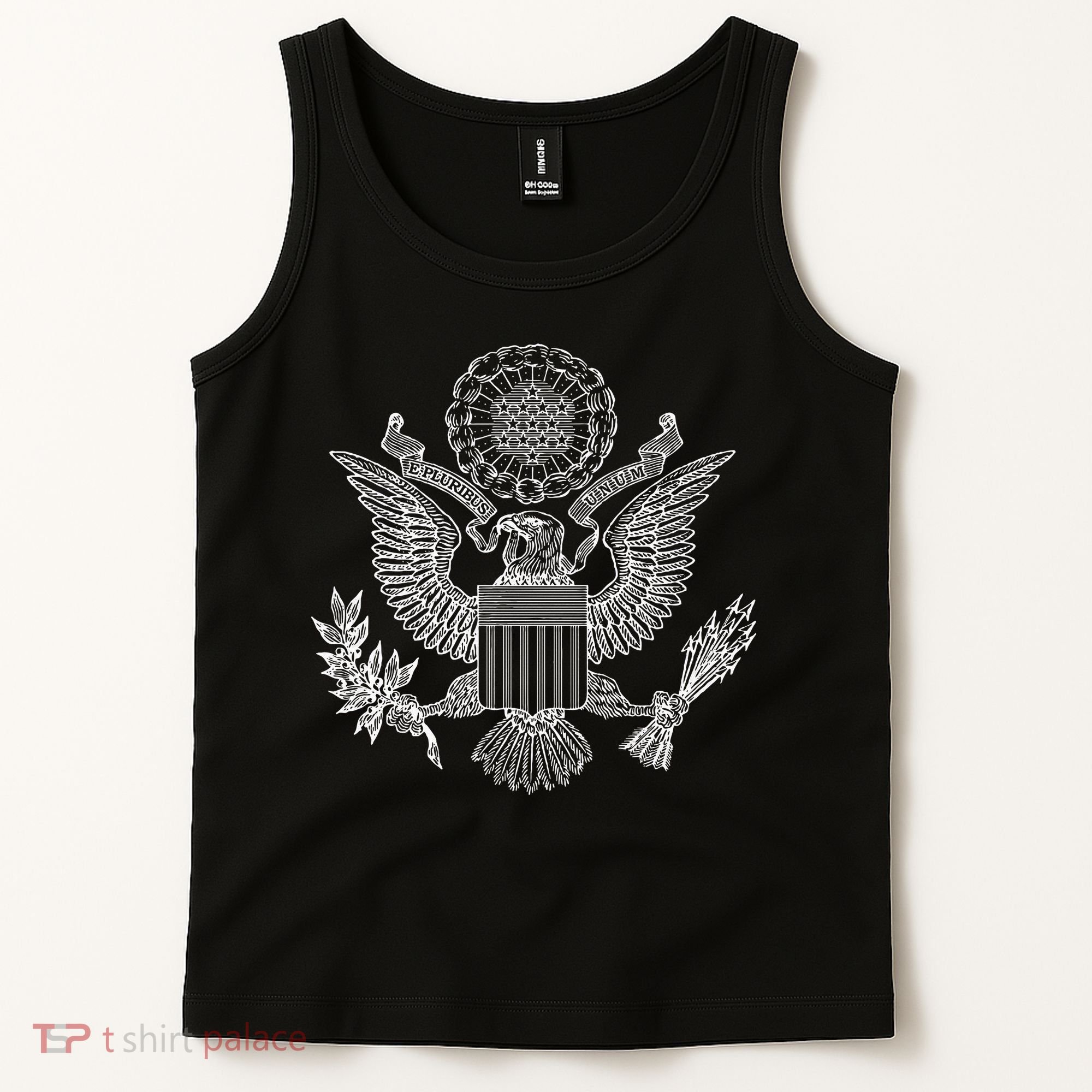 Usa United States Eagle Symbol American Arms Seal Tank Top