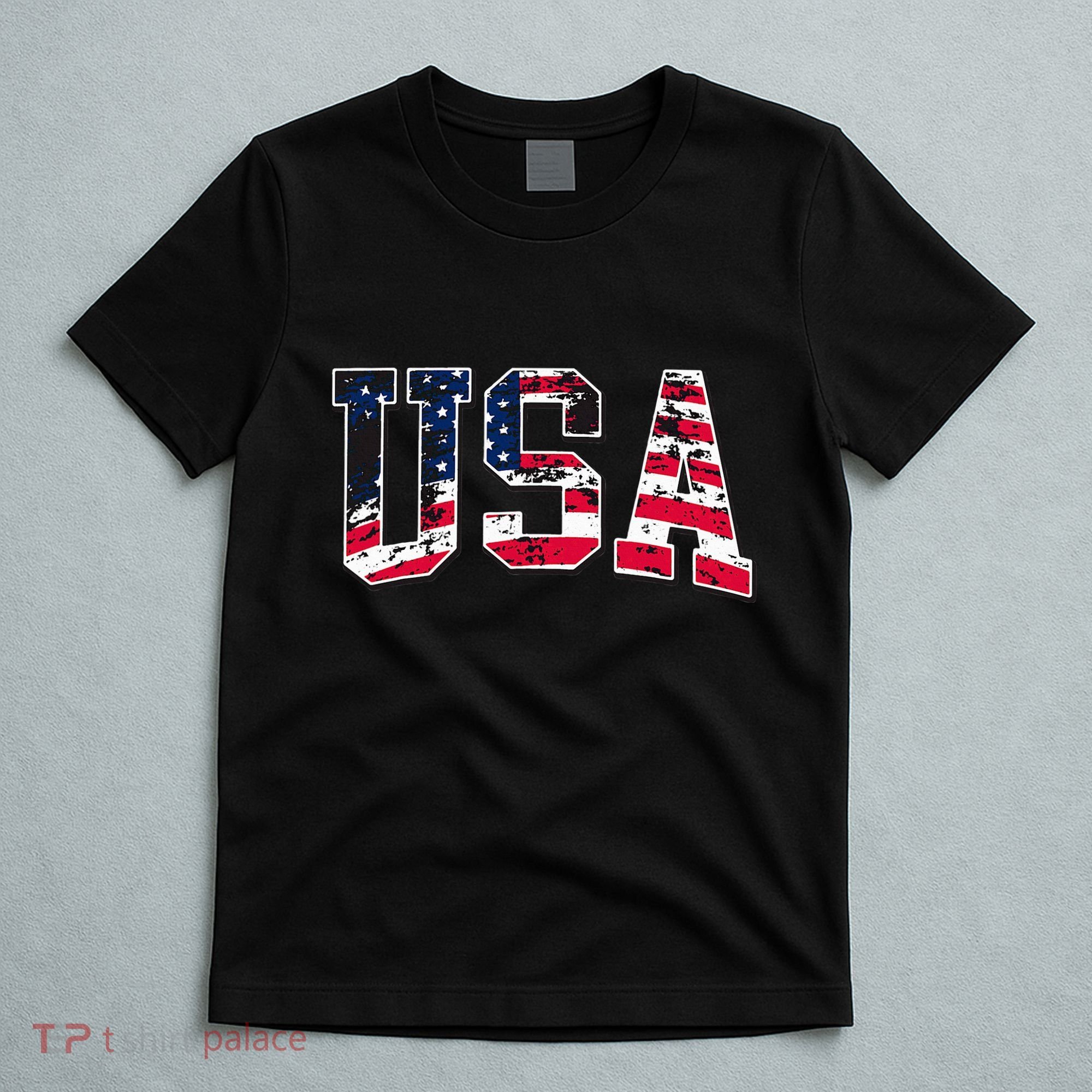 Usa Vintage American Flag T-Shirt