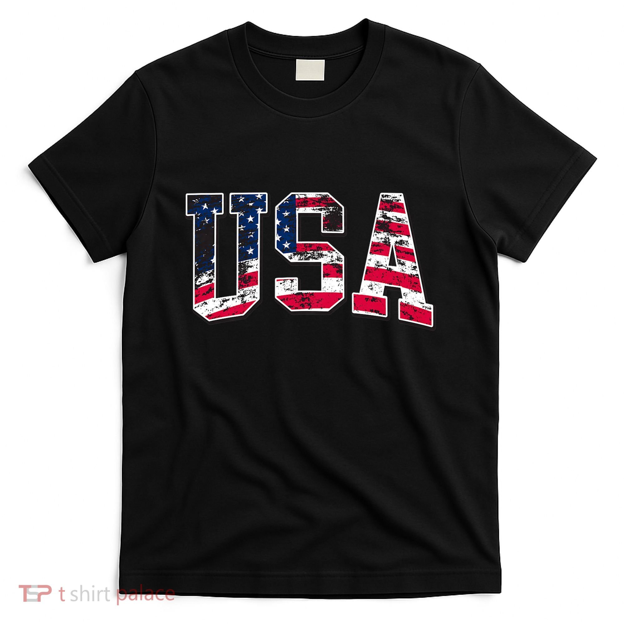Usa Vintage American Flag T-Shirt