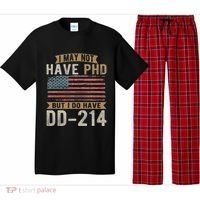 US Veteran DD 214 Funny Army Vietnam Veteran Pajama Set thumb 0