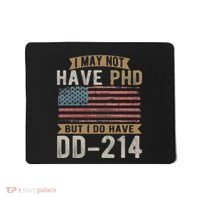 US Veteran DD 214 Funny Army Vietnam Veteran Mousepad thumb 0