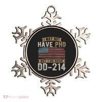 US Veteran DD 214 Funny Army Vietnam Veteran Ornament thumb 0