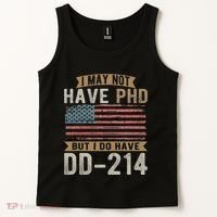 US Veteran DD 214 Funny Army Vietnam Veteran Tank Top thumb 2