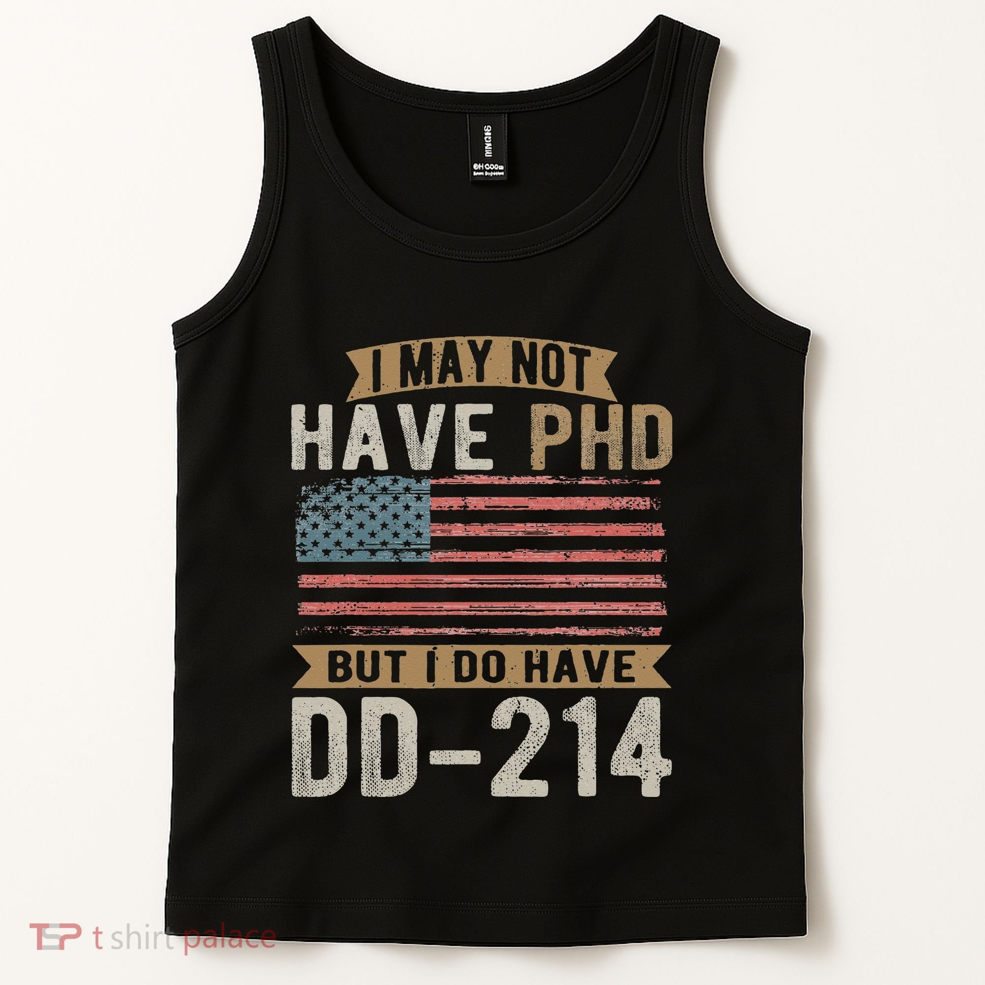 US Veteran DD 214 Funny Army Vietnam Veteran Tank Top