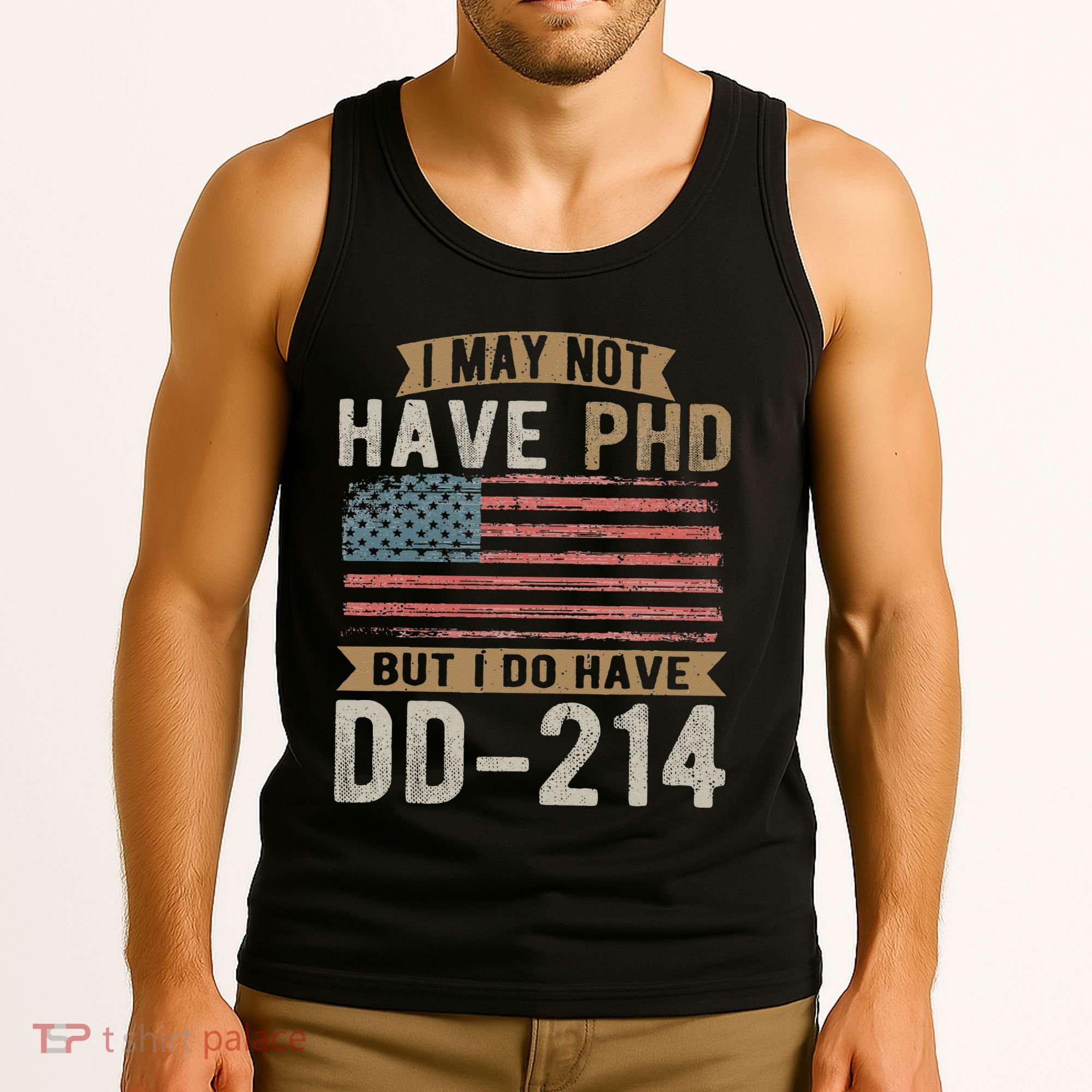 US Veteran DD 214 Funny Army Vietnam Veteran Tank Top