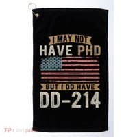 US Veteran DD 214 Funny Army Vietnam Veteran Golf Towel thumb 0