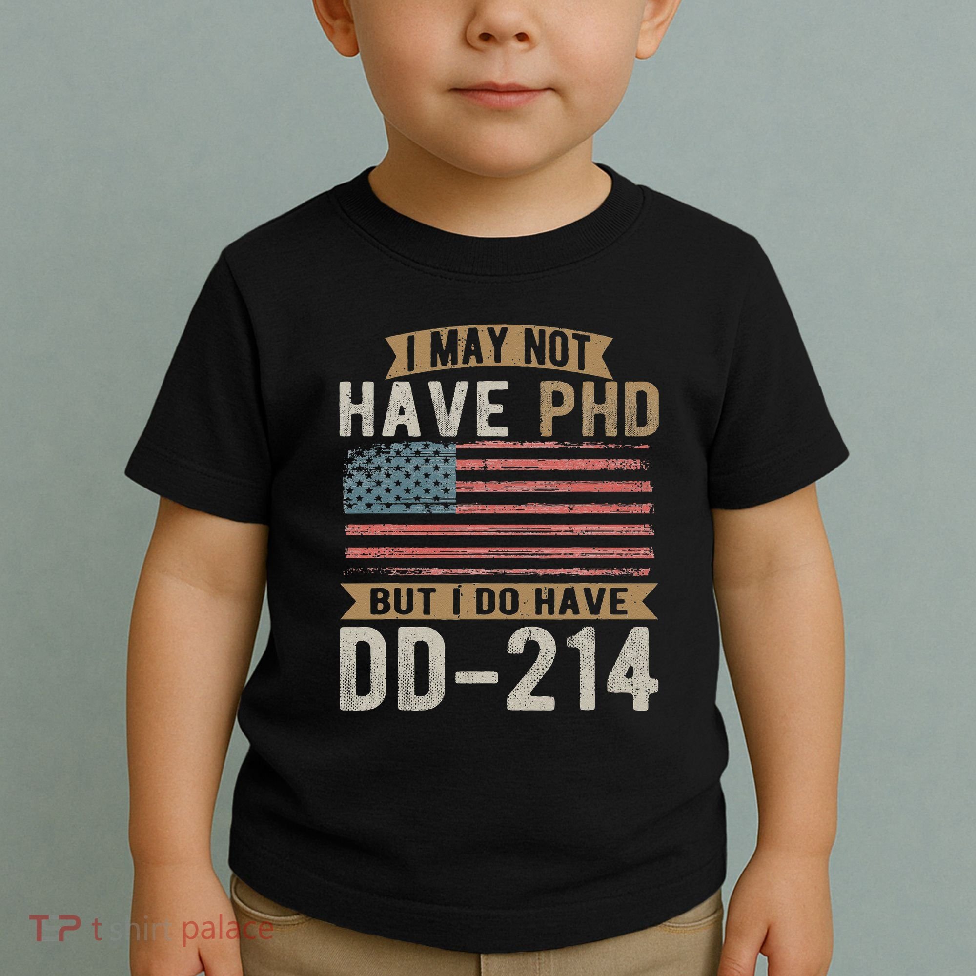 US Veteran DD 214 Funny Army Vietnam Veteran Toddler T-Shirt