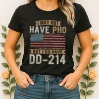 US Veteran DD 214 Funny Army Vietnam Veteran Women's T-Shirt thumb 2