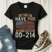 US Veteran DD 214 Funny Army Vietnam Veteran Women's T-Shirt thumb 3