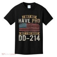 US Veteran DD 214 Funny Army Vietnam Veteran Kids T-Shirt thumb 0