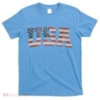 Usa Vintage Flag Great Gift T-Shirt thumb 0