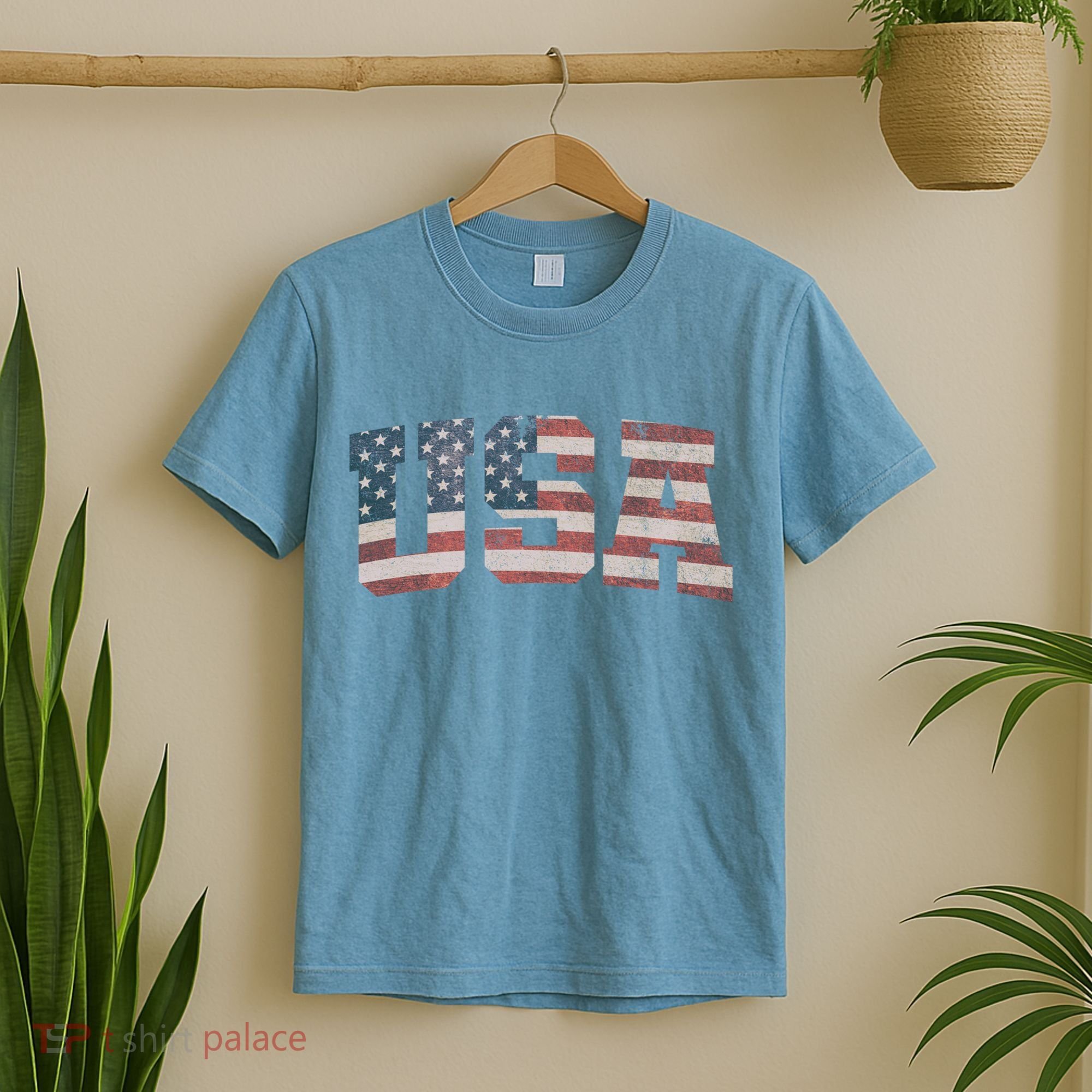 Usa Vintage Flag Great Gift T-Shirt