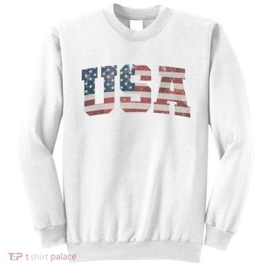 Usa Vintage Flag Great Gift Sweatshirt