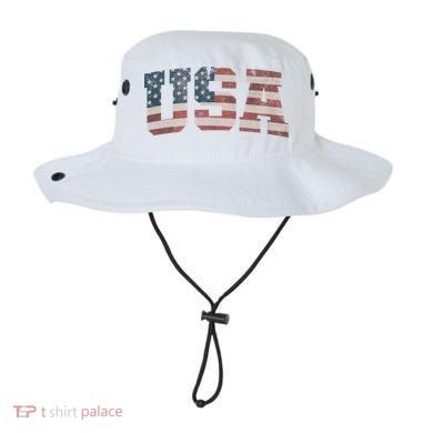 Usa Vintage Flag Great Gift Bucket Hat
