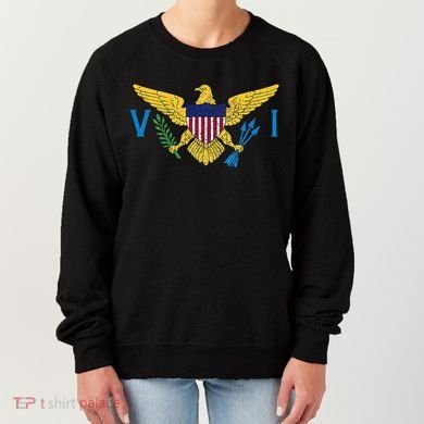 Us Virgin Islands Usvi Flag Pride Souvenir Women's Sweatshirt