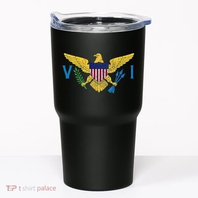 Us Virgin Islands Usvi Flag Pride Souvenir Tumbler