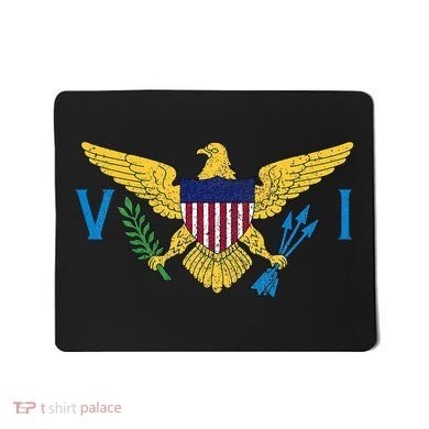 Us Virgin Islands Usvi Flag Pride Souvenir Mousepad
