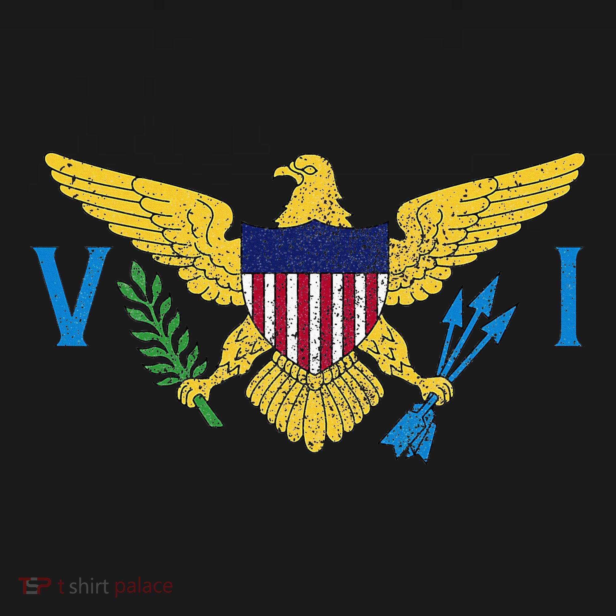 Us Virgin Islands Usvi Flag Pride Souvenir Mousepad