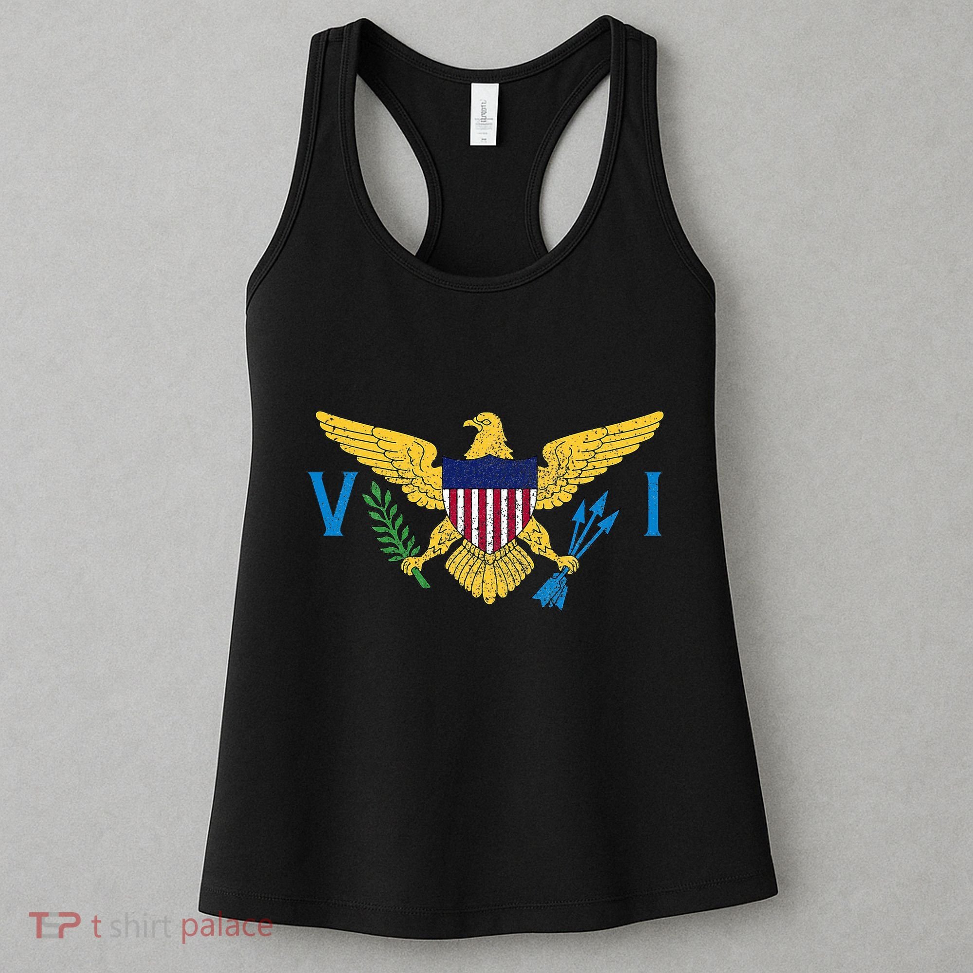 Us Virgin Islands Usvi Flag Pride Souvenir Women's Tank Top