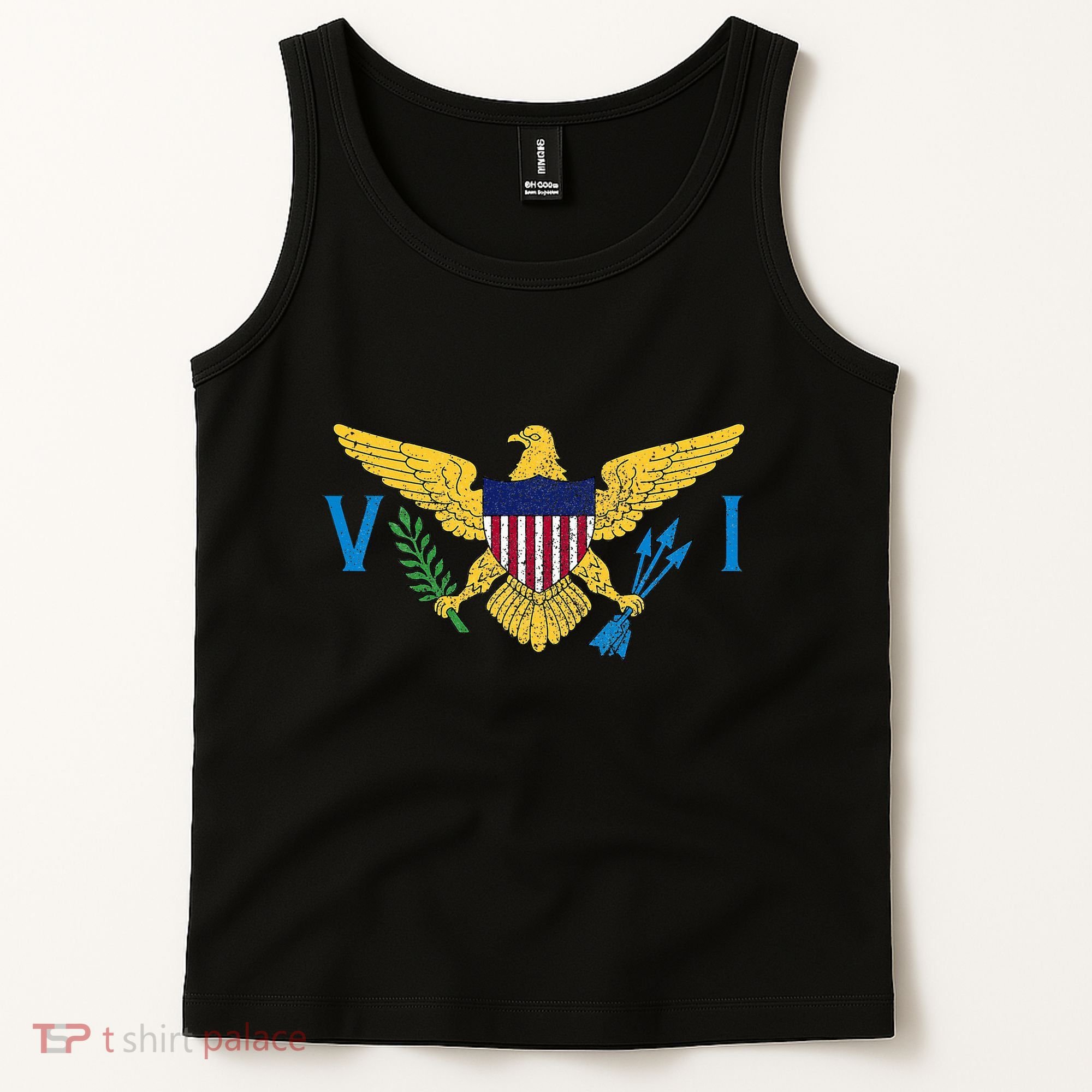 Us Virgin Islands Usvi Flag Pride Souvenir Tank Top