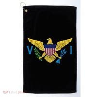 Us Virgin Islands Usvi Flag Pride Souvenir Golf Towel thumb 0