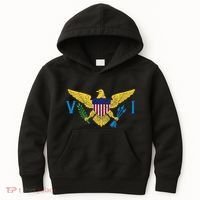 Us Virgin Islands Usvi Flag Pride Souvenir Kids Hoodie thumb 0