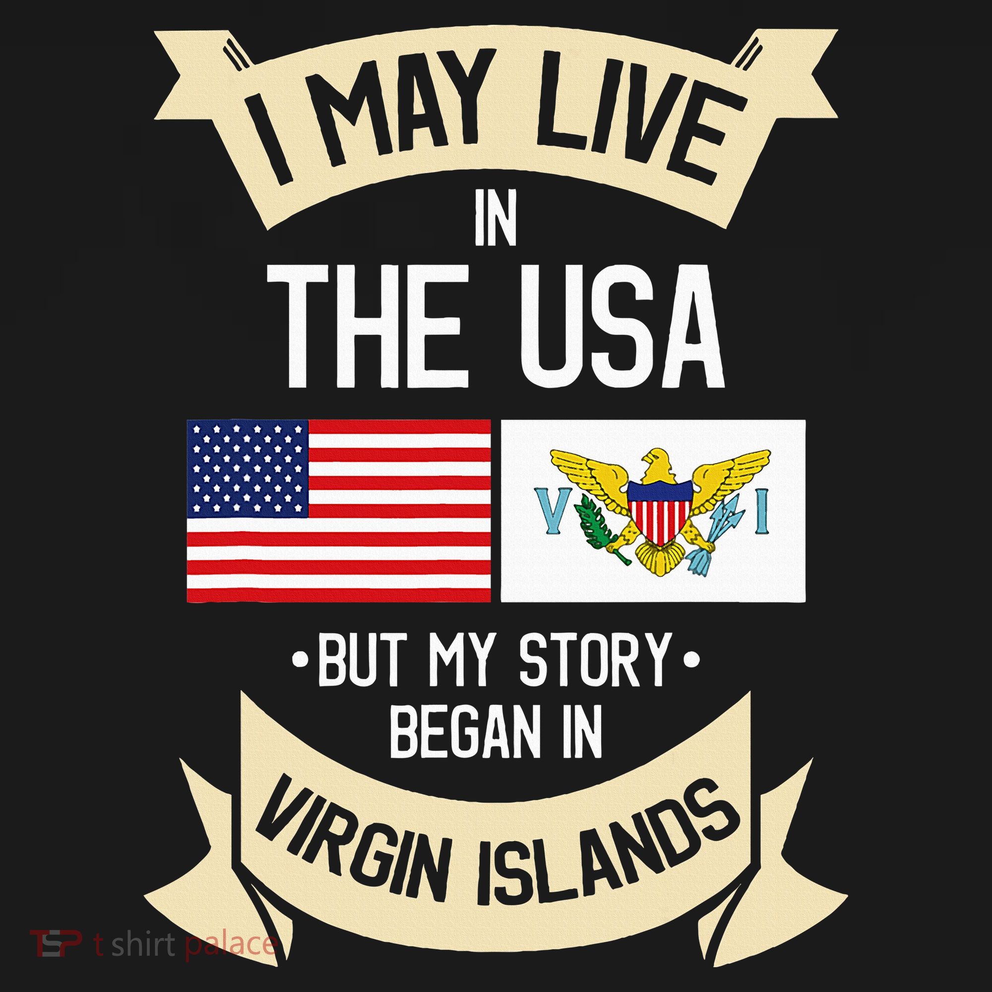 Us Virgin Islands Roots American Flag Usa Gifts Women's Tank Top