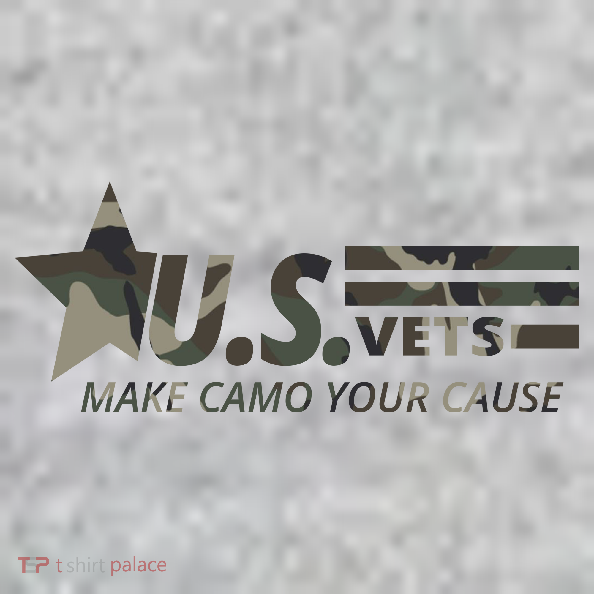 U.S. Vets Make Camo Your Cause T-Shirt