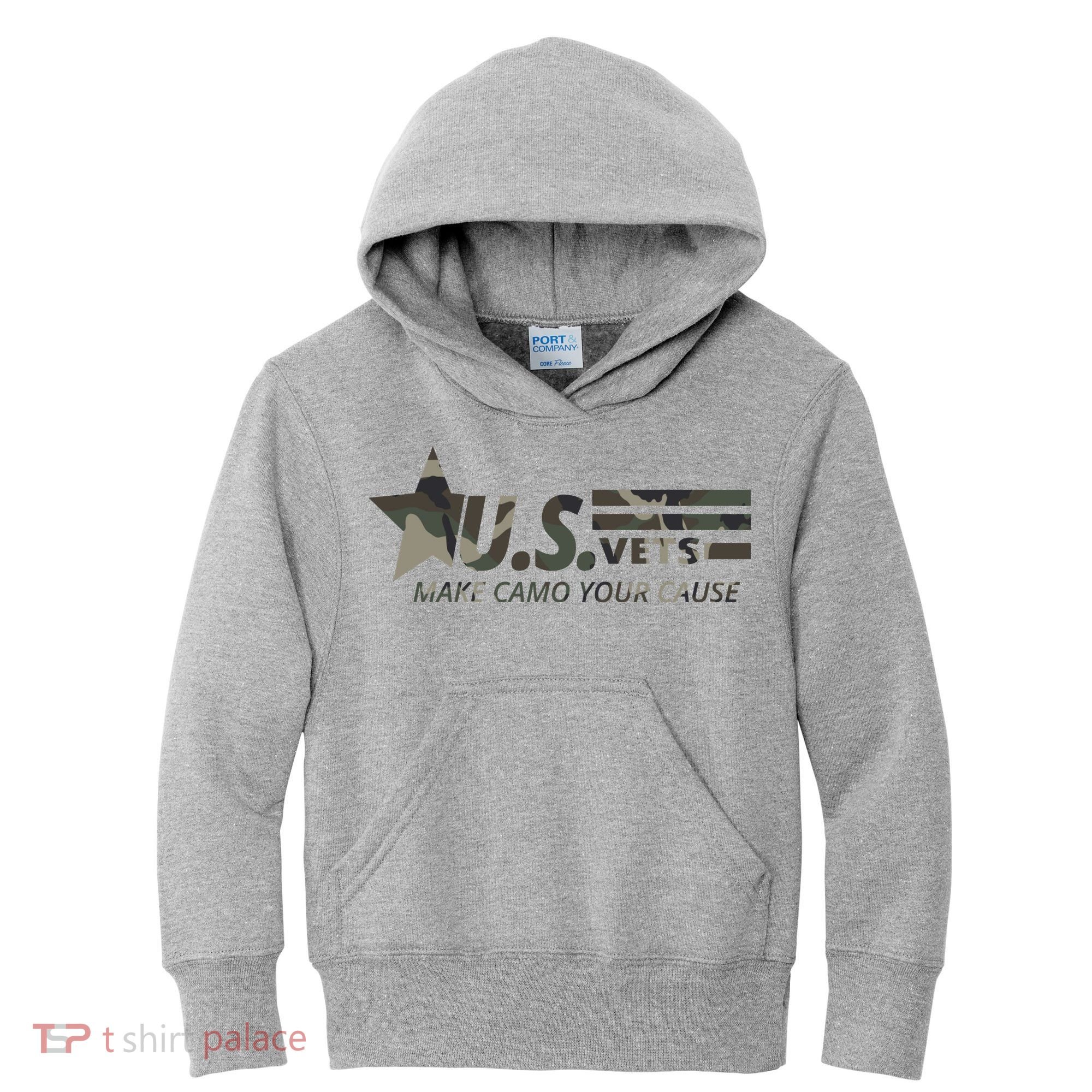 U.S. Vets Make Camo Your Cause Kids Hoodie