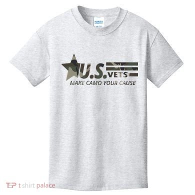 U.S. Vets Make Camo Your Cause Kids T-Shirt