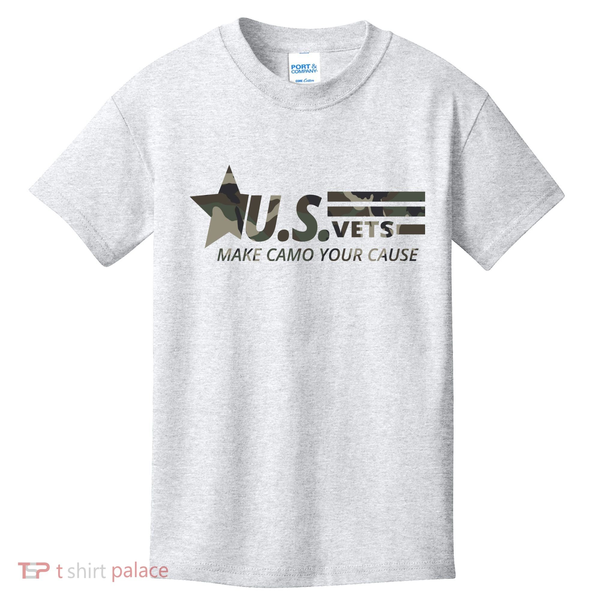 U.S. Vets Make Camo Your Cause Kids T-Shirt