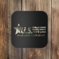 U.S. Vets Make Camo Your Cause Coaster thumb 0