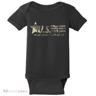 U.S. Vets Make Camo Your Cause Baby Bodysuit
