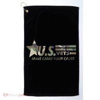U.S. Vets Make Camo Your Cause Golf Towel thumb 0