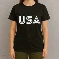 Usa Vintage Patriotic Logo T-Shirt thumb 4