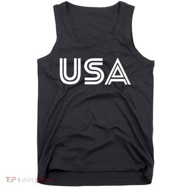 Usa Vintage Patriotic Logo Tank Top