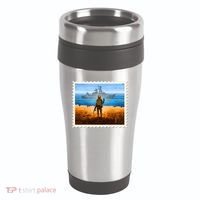 Ukraine Vs Russian Warship Stamp 16oz Travel Tumbler thumb 0
