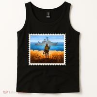 Ukraine Vs Russian Warship Stamp Tank Top thumb 2