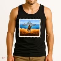 Ukraine Vs Russian Warship Stamp Tank Top thumb 3