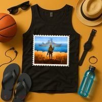 Ukraine Vs Russian Warship Stamp Tank Top thumb 4