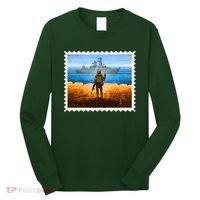 Ukraine Vs Russian Warship Stamp Long Sleeve Shirt thumb 0